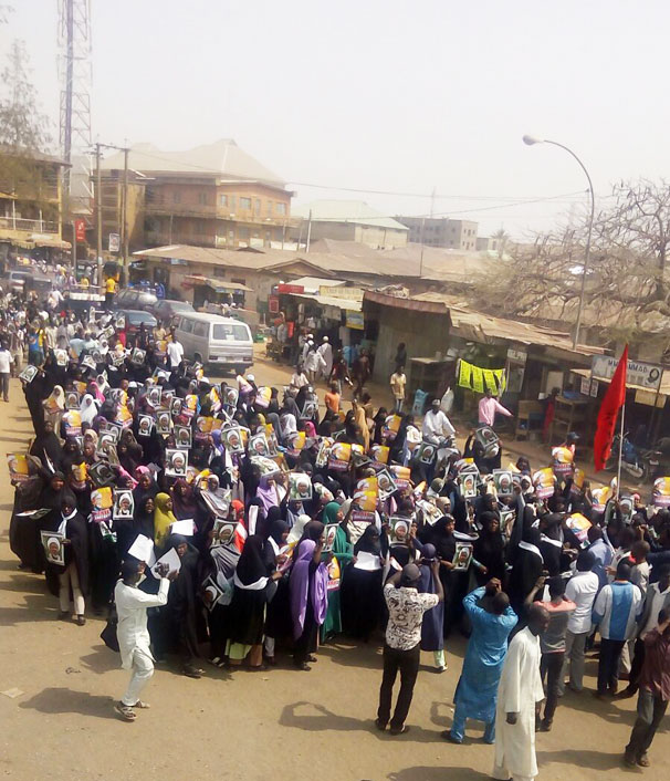 sisters protest in kaduna