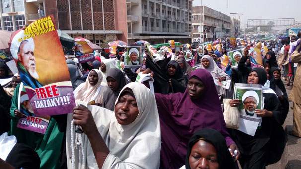 sisters protest in kaduna